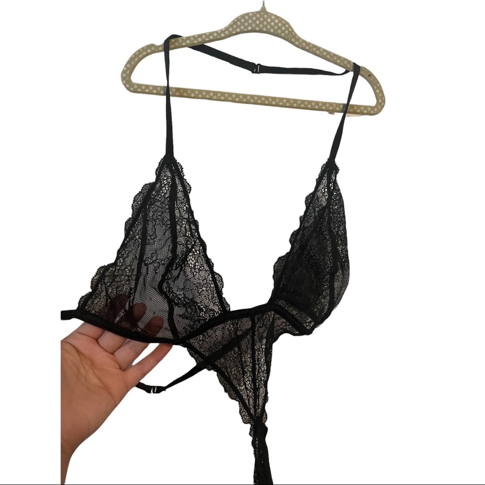 Victoria’s Secret Lace Thong Bodysuit